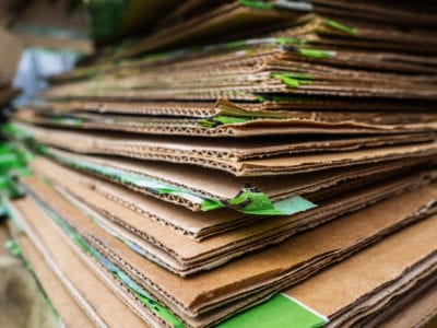 cardboard boxes composting