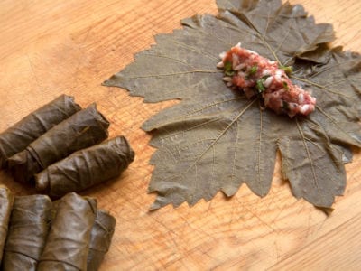 grape leaves