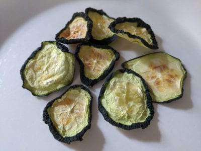 dehydrated cucumber