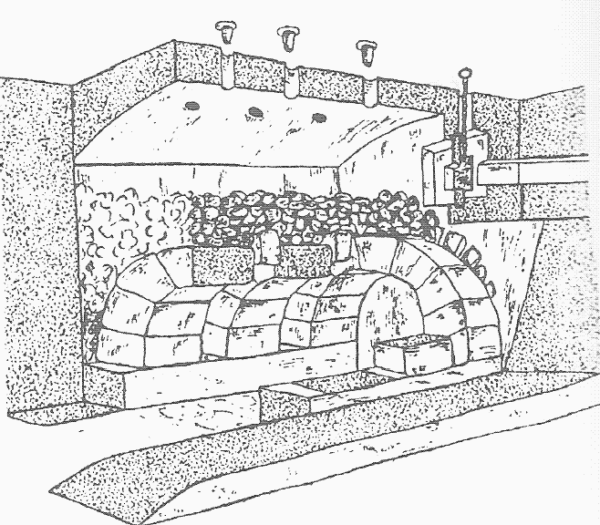 image a heat storage hypocaust