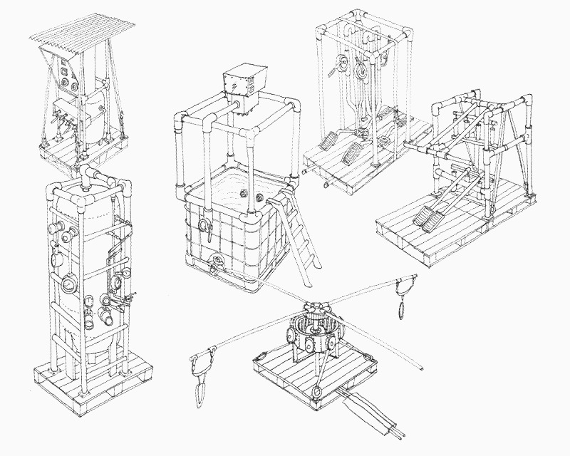 drawing prototype human power plant