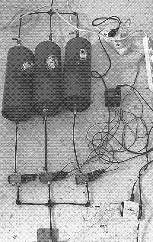 small scale caes setup