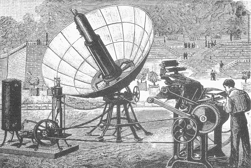 solar powered printing press