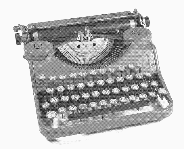 image underwood portable typewriter