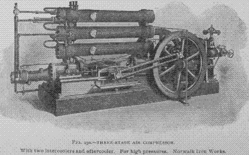 vintage three stage compressor