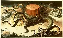 Standard Oil depicted as a menacing octopus