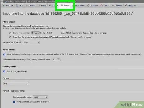 Image titled Restore a WordPress Backup Step 9
