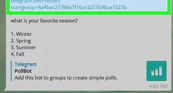 Create Poll on Telegram on PC or Mac