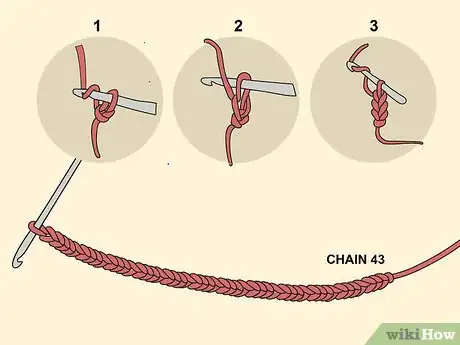 Image titled Crochet a Christmas Stocking Step 02