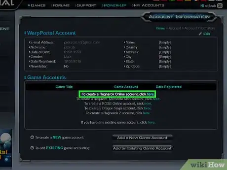 Image titled Start Playing Ragnarok Online Step 5