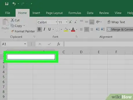 Image titled Unmerge Cells in Excel Step 2