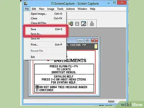 Image titled Take a Screenshot of a Texas Instruments Graphing Calculator Step 18