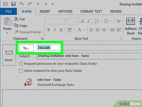 Image titled Share Tasks in Outlook 2016 Step 5