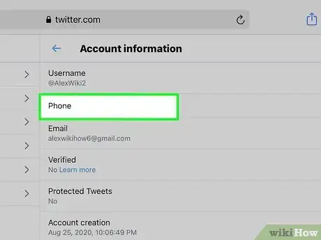 Image titled Add a Phone Number on Twitter Step 3