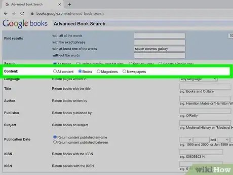 Image titled Do an Advanced Search on Google Books Step 4