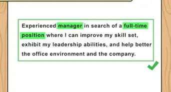 Write Resume Objectives