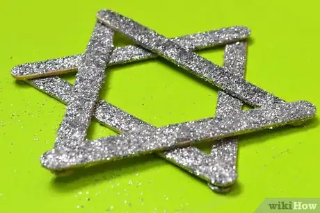 Image titled Make a Star of David from Popsicle Sticks Step 15