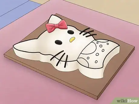 Image titled Make a Hello Kitty Cake Step 26