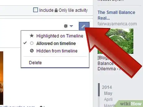 Image titled Use the Facebook Activity Log Page Step 7