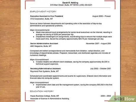 Image titled Write a Chronological Resume Step 11