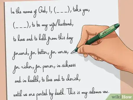Image titled Write Same Sex Marriage Vows Step 12