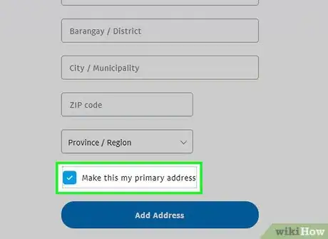 Image titled Change Your Primary Address on PayPal on PC or Mac Step 6