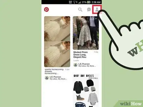 Image titled Delete Your Search History on Pinterest Step 2