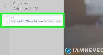 Change a WordPress Font