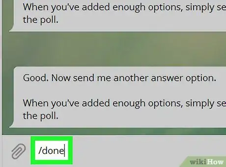 Image titled Create Poll on Telegram on PC or Mac Step 10