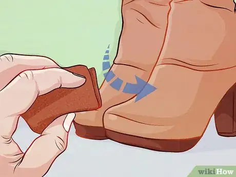 Image titled Scuff Up Boots Step 1