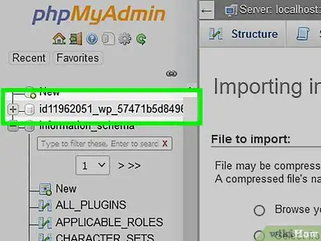 Image titled Restore a WordPress Backup Step 8