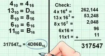 Convert from Decimal to Hexadecimal
