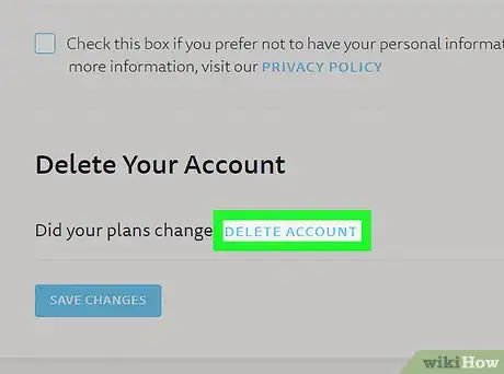 Image titled Delete an Account on the Knot Step 4