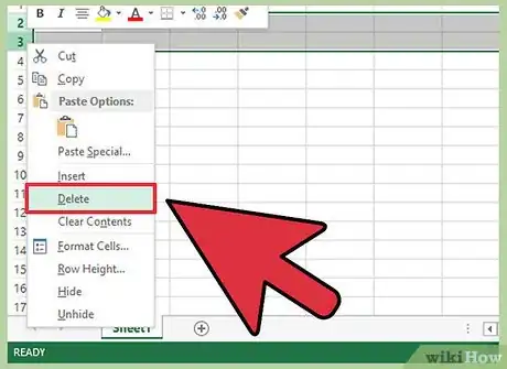 Image titled Delete Empty Rows in Excel Step 3