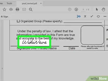 Image titled Add a Signature in Adobe Reader Step 12