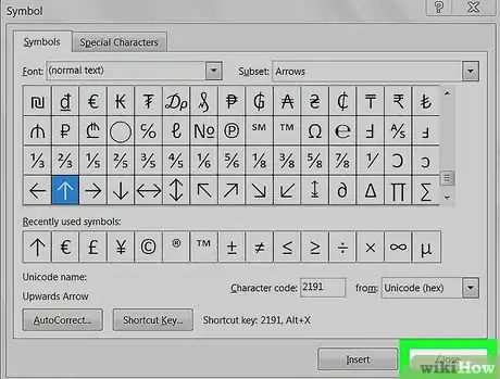 Image titled Type an Arrow in Microsoft Word on PC or Mac Step 7
