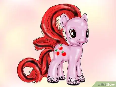 Image titled Make a My Little Pony Custom with Sharpie Markers Step 10