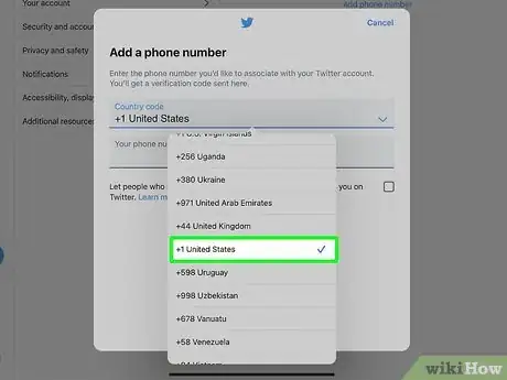 Image titled Add a Phone Number on Twitter Step 4