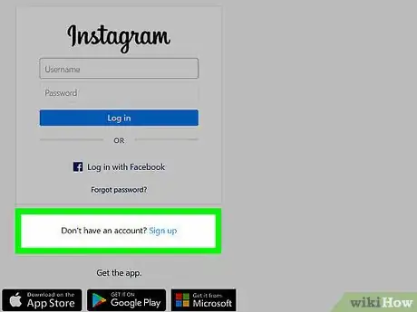 Image titled Open an Instagram Account Through PC Step 2
