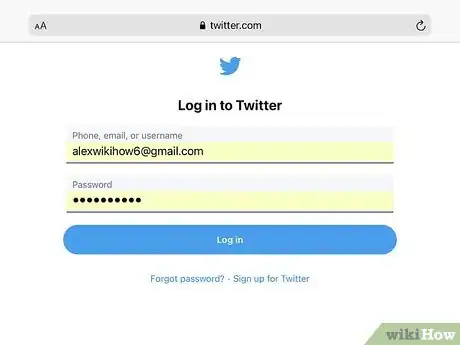 Image titled Add a Phone Number on Twitter Step 1
