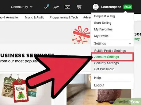 Image titled Link Your Social Media on Fiverr Step 5