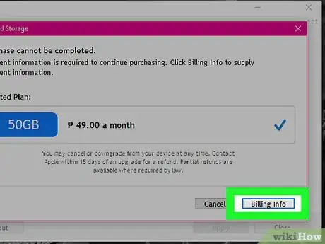 Image titled Change Your iCloud Storage Plan Step 26