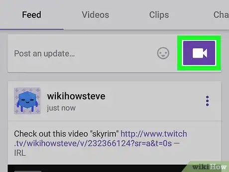 Image titled Start Streaming on Twitch on Android Step 3