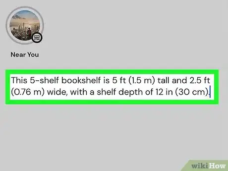 Image titled Post an Offer on WeShare Step 16