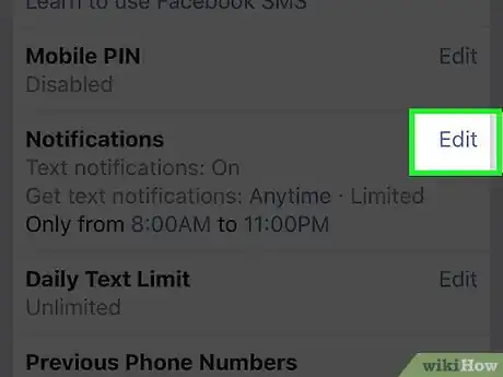 Image titled Stop Facebook Texts Step 12