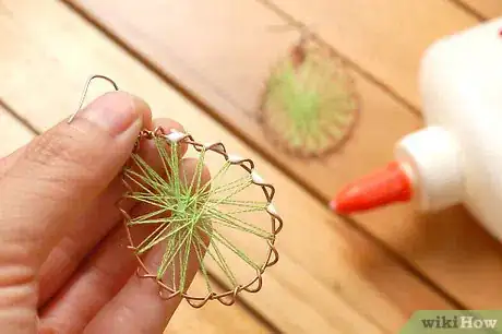 Image titled Make Peruvian Thread Earrings Step 9