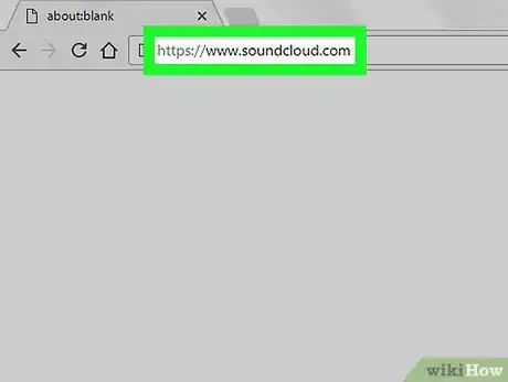 Image titled Upload a Song on Soundcloud on a PC or Mac Step 1