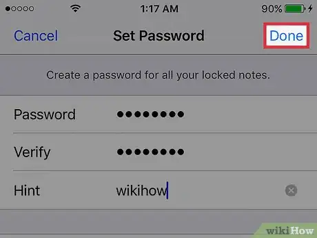 Image titled Reset Your Password for Locked Notes on an iPhone Step 11