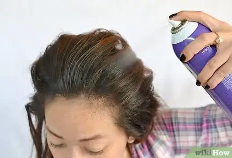 Image titled Tease Your Hair Without It Going Flat Step 9