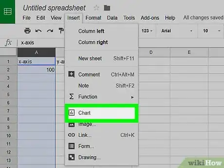 Image titled Create a Graph in Google Sheets Step 7